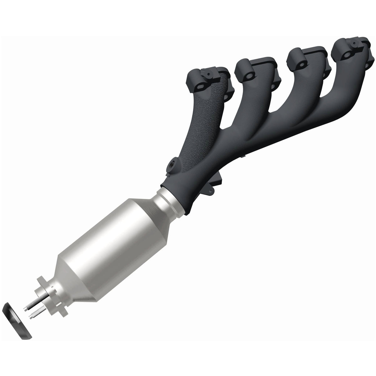 Catalytic Converter with Integrated Exhaust Manifold for HM Grade Federal / EPA Compliant Direct-Fit Manifold Catalytic
