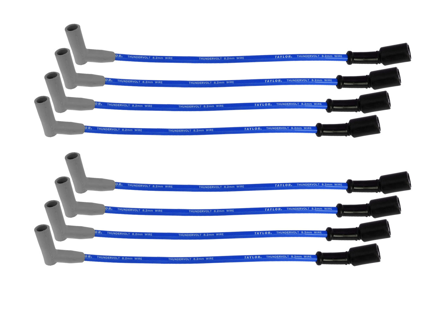 Spark Plug Wire Set Universal 8.2mm Silicone Thundervolt 135? 40 ohm/ft 86646