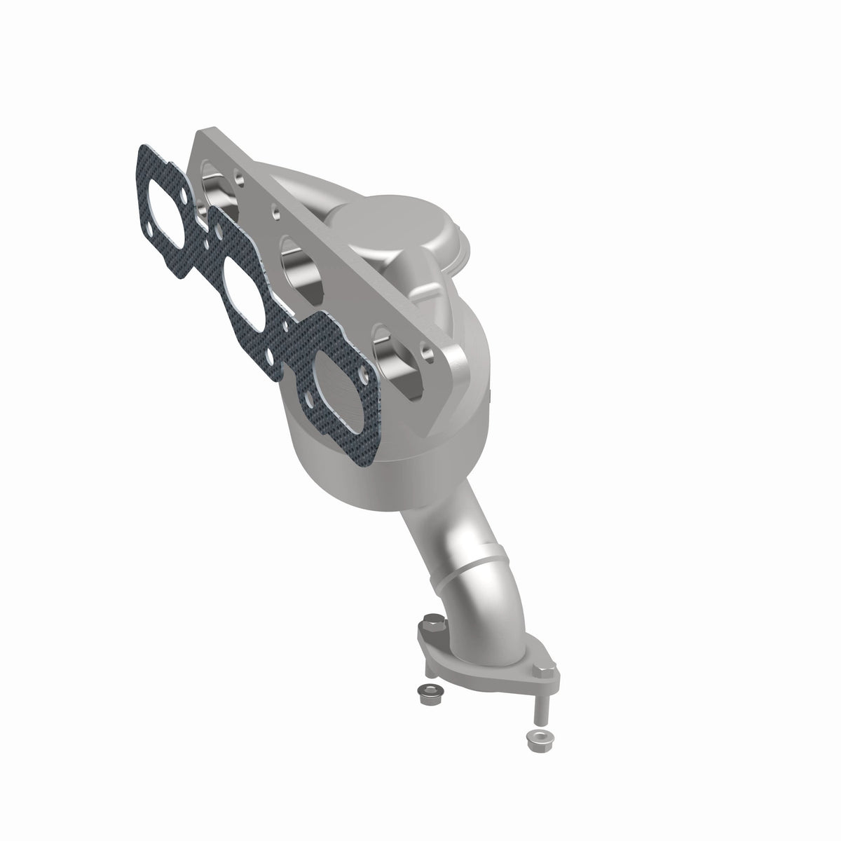 Catalytic Converter with Integrated Exhaust Manifold for HM Grade Federal / EPA Compliant Direct-Fit Manifold Catalytic