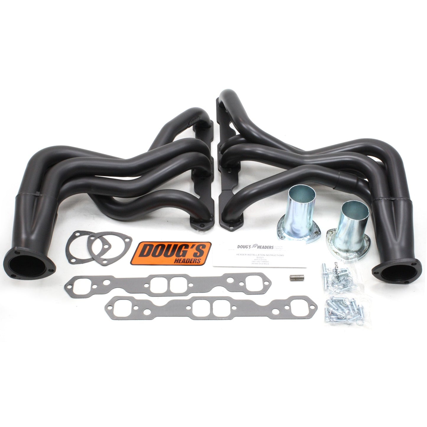 Long Tube Headers for 82-92 GM F Body 265-400 SBC 1-3/4in Primary D3321-B