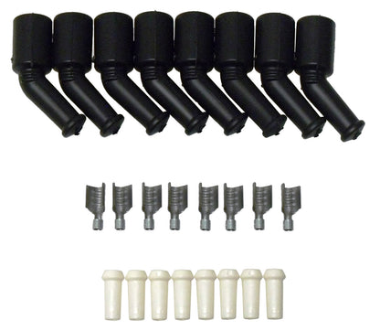 Spark Plug Wire Connector 7 - 10.4mm 135? 8 Black 46069