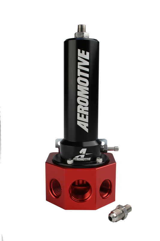 Fuel Pressure Regulator Adjustable Fuel Pressure Universal Fit Aeromotive 13113-BGPL