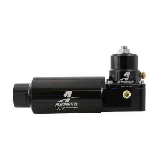 Fuel Pressure Regulator Adjustable Fuel Pressure Universal Fit Aeromotive 13226-BGPL
