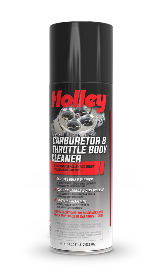 HOLLEY Carburetor & Throttle Body Cleaner Spray, 18oz Can 120-HLYCC-18