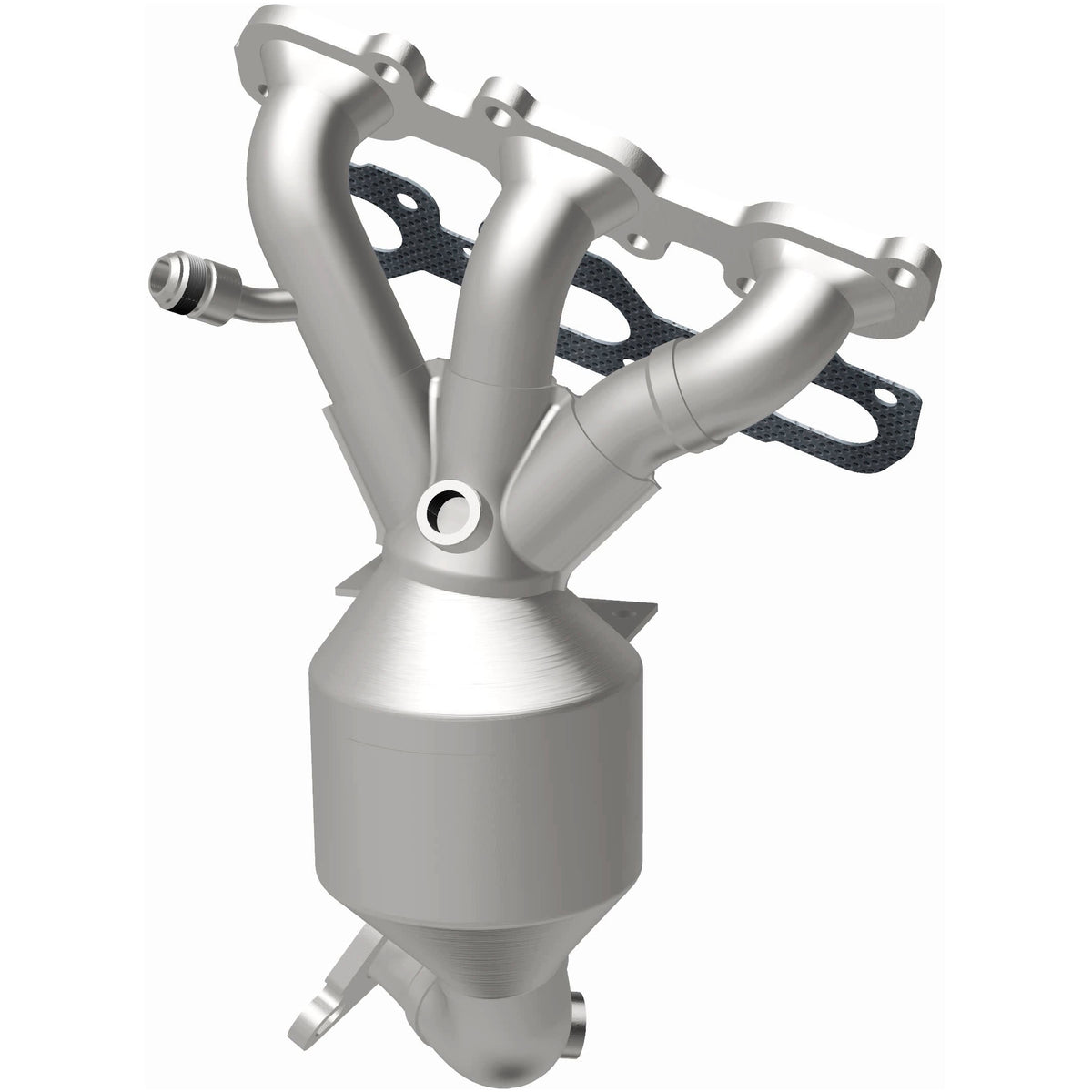 Catalytic Converter with Integrated Exhaust Manifold for HM Grade Federal / EPA Compliant Direct-Fit Manifold Catalytic