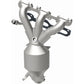 Catalytic Converter with Integrated Exhaust Manifold for HM Grade Federal / EPA Compliant Direct-Fit Manifold Catalytic