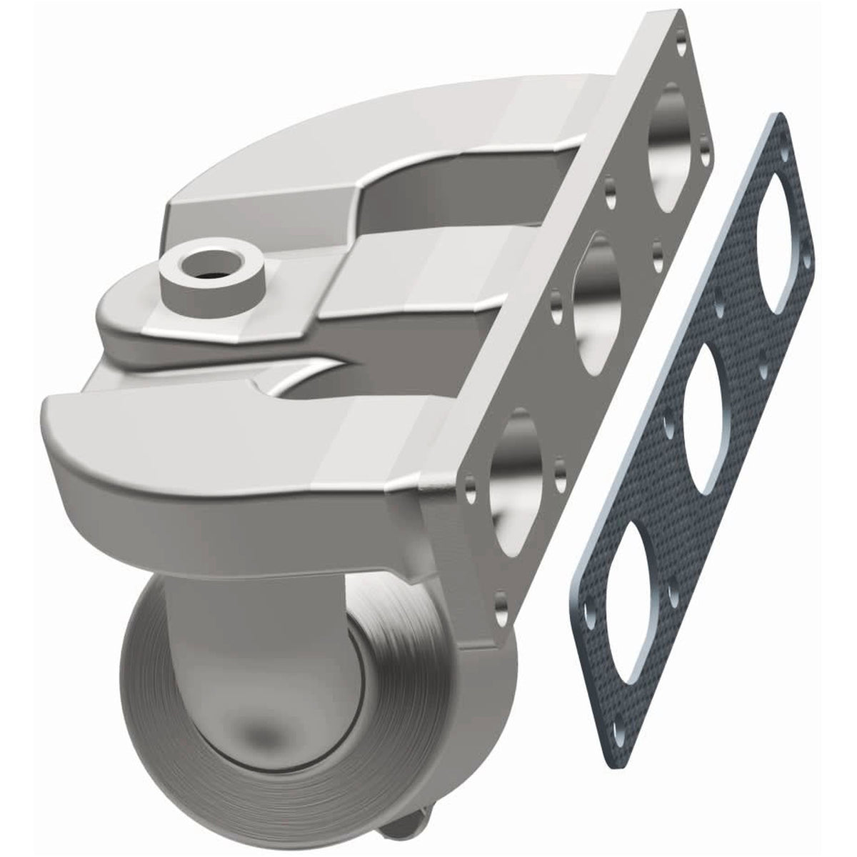Catalytic Converter with Integrated Exhaust Manifold for HM Grade Federal / EPA Compliant Direct-Fit Manifold Catalytic