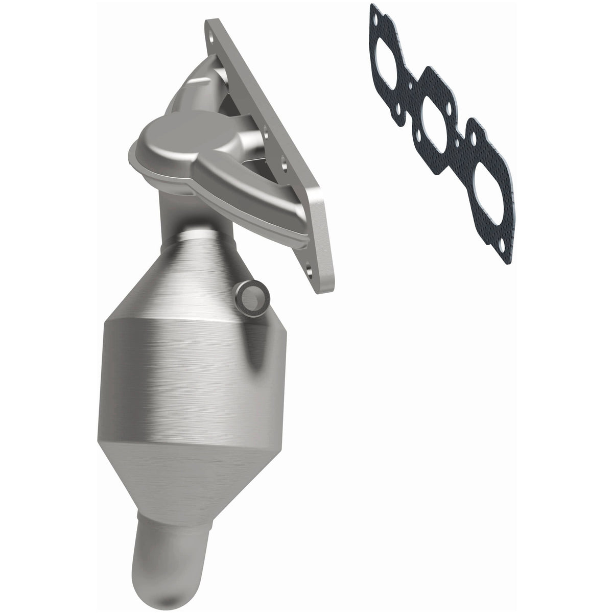 Catalytic Converter with Integrated Exhaust Manifold for HM Grade Federal / EPA Compliant Direct-Fit Manifold Catalytic