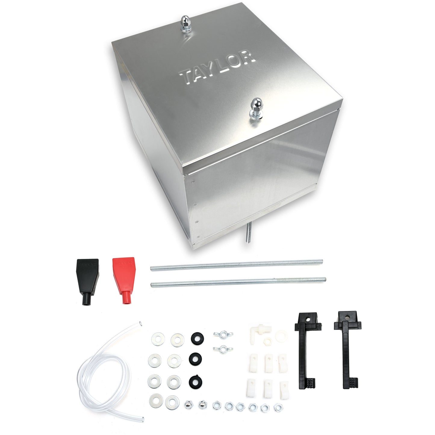 Battery Box 9.5 IN 8.5 IN .040 IN Aluminum Natural Silver 48300