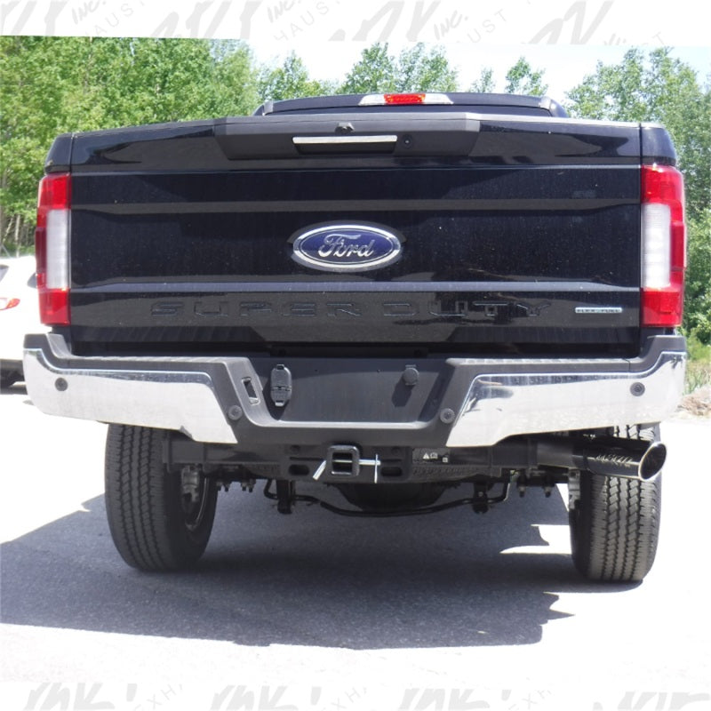 Fits 2017-22 Ford F-250 Super Duty 4" Resonator Back; Single Side; T304-S5247304 - Exhaust Systems Car Part People