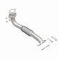 2000-2004 Ford Focus Direct-Fit Front Pipe Kit 107-0258