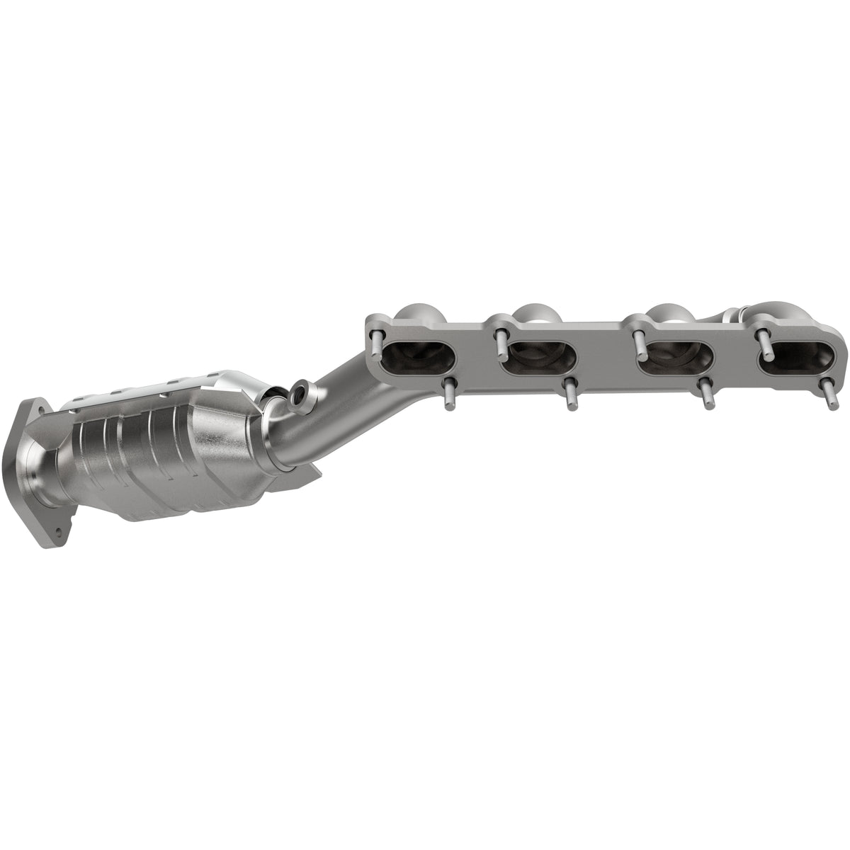 Catalytic Converter with Integrated Exhaust Manifold for HM Grade Federal / EPA Compliant Direct-Fit Manifold Catalytic