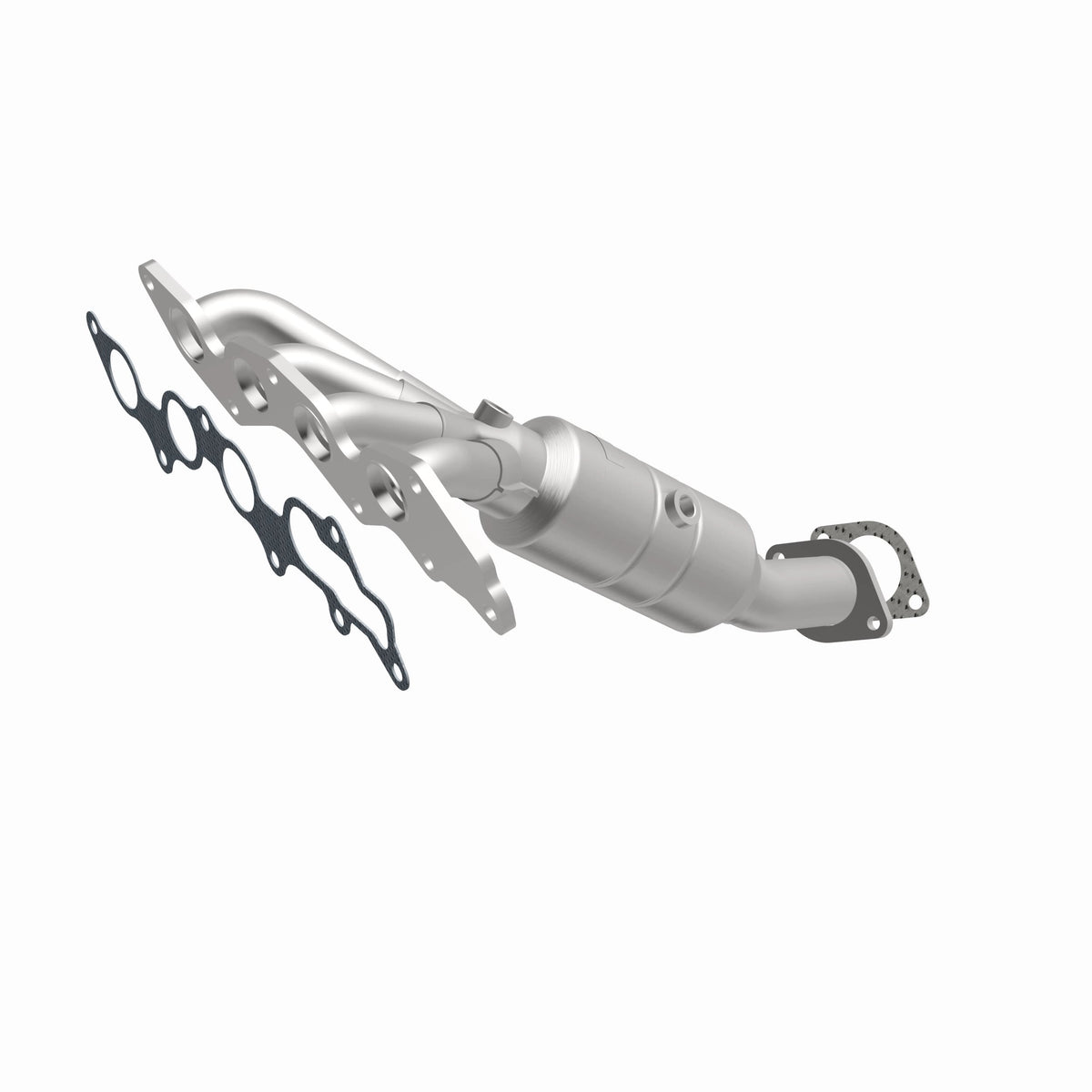 Catalytic Converter with Integrated Exhaust Manifold for HM Grade Federal / EPA Compliant Direct-Fit Manifold Catalytic