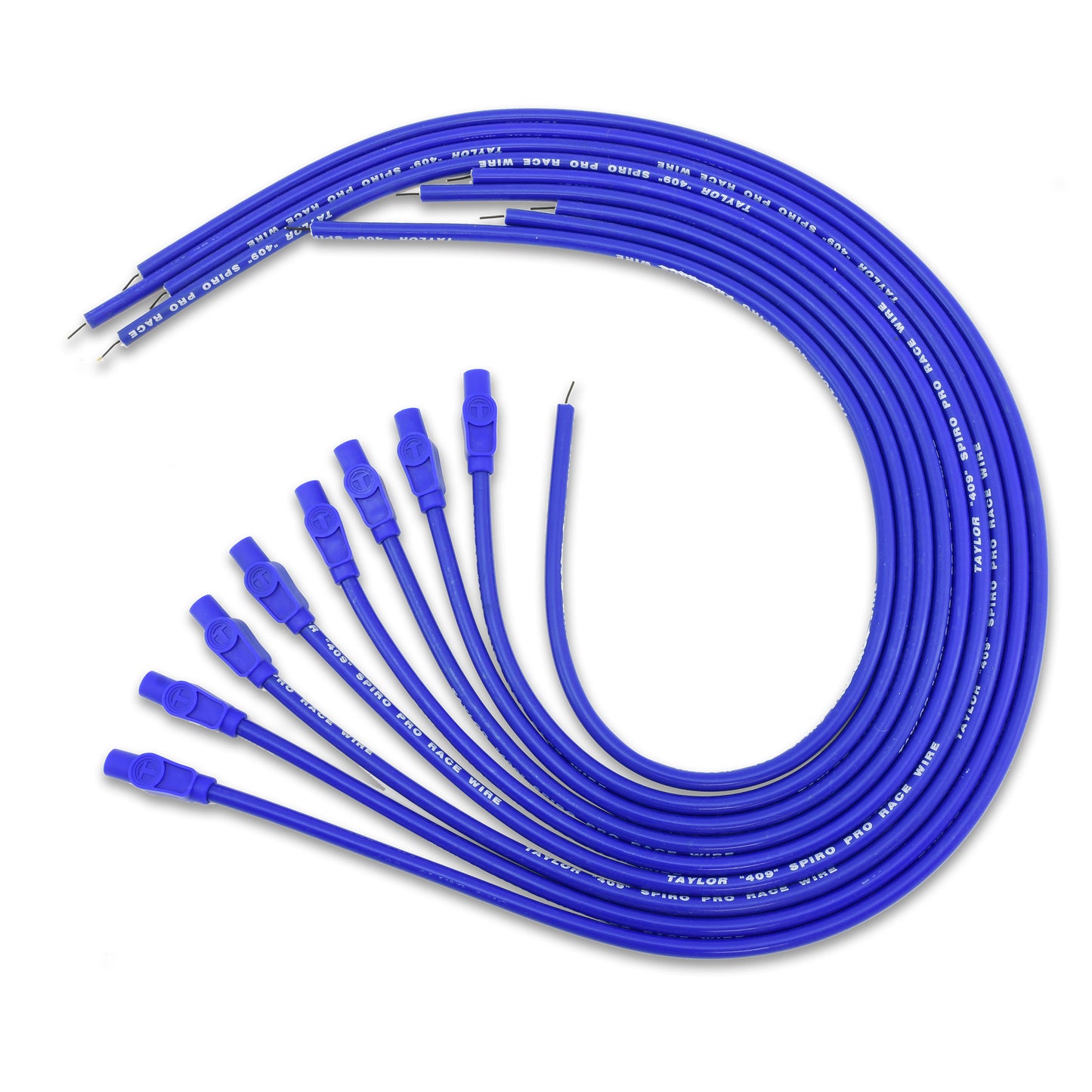 Spark Plug Wire Set Universal 10.4mm Silicone Spiro Pro 409 409 180? Blue 79655