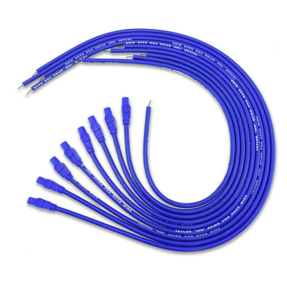Spark Plug Wire Set Universal 10.4mm Silicone Spiro Pro 409 409 180? Blue 79655