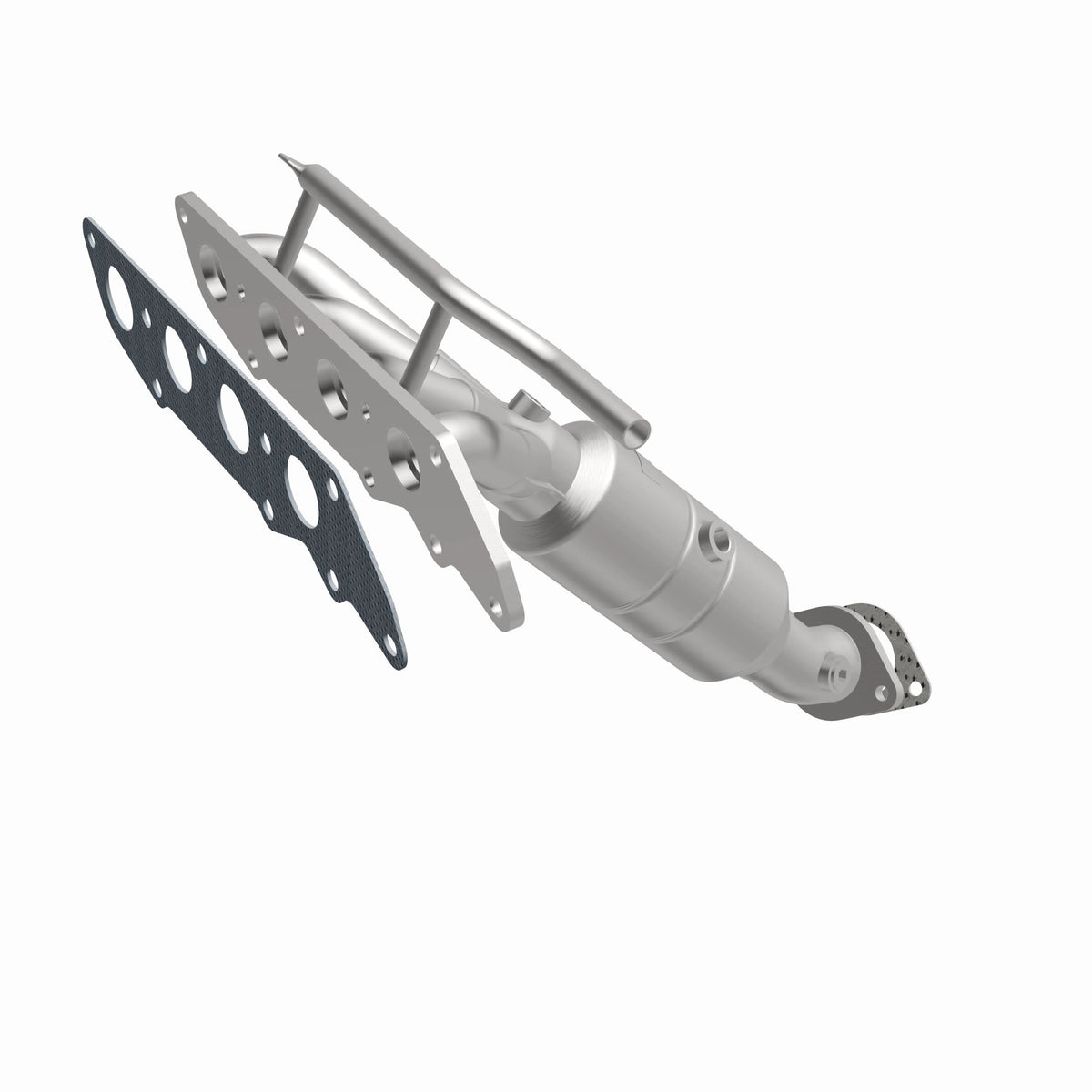 Catalytic Converter with Integrated Exhaust Manifold for HM Grade Federal / EPA Compliant Direct-Fit Manifold Catalytic