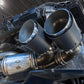 2020-2024 Chevrolet Corvette Stingray 3" Cat-Back; Quad Split Rear 4.5" S70413CF - Cat Back Exhaust Car Part People