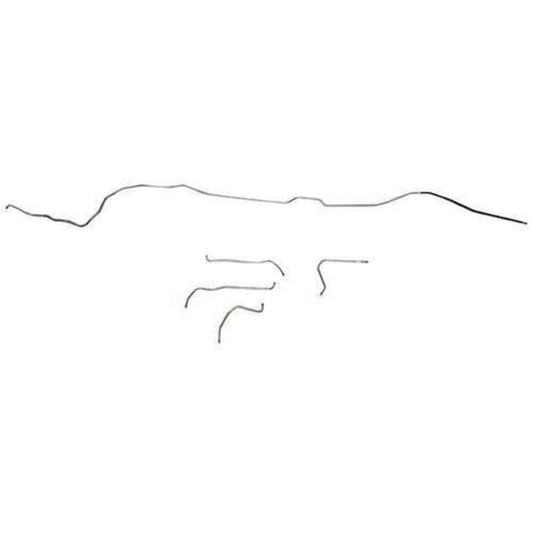 1971-72 Pontiac GTO Hardtop Vapor Fuel Line Stainless - AEM7101SS - Pre-Bent Fuel Lines Car Part People