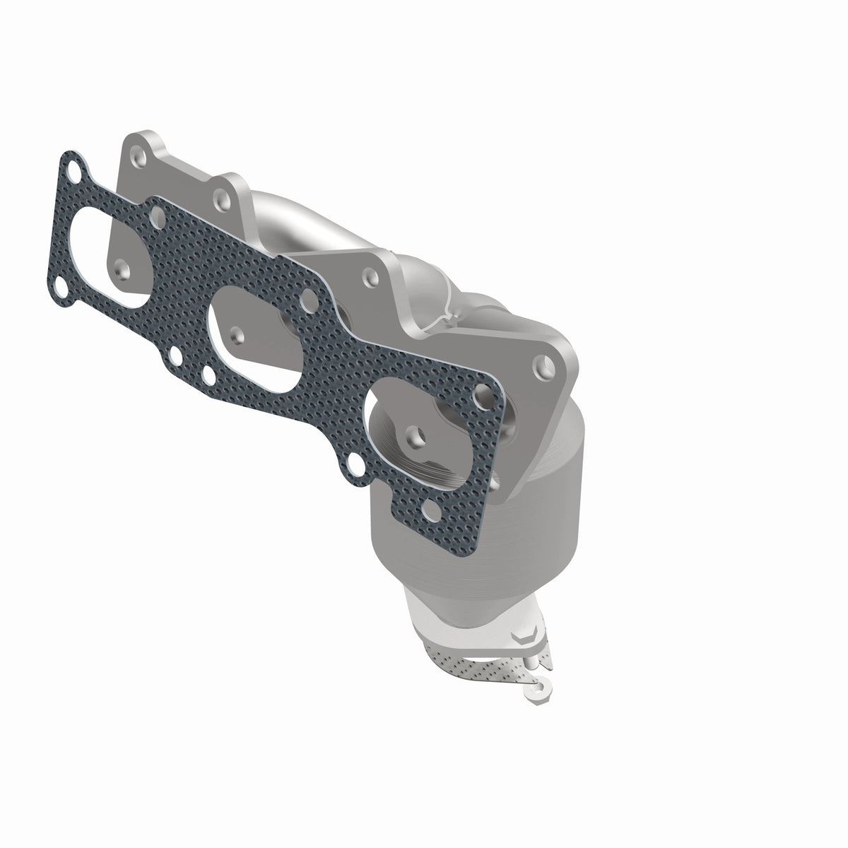 Catalytic Converter with Integrated Exhaust Manifold for HM Grade Federal / EPA Compliant Direct-Fit Manifold Catalytic