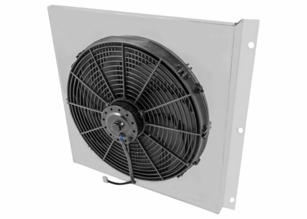 Fits 1947-1954 Chevrolet Truck; Aluminum Shroud With Fan - V8 AFS54C1