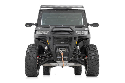 Rough Country Aluminum Control Arms - High Clearance w/ 2" Forward Offset - Can-Am Defender HD 5/HD 8/HD 9/HD 10 - 97041BLK