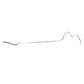 1970-72 Pontiac Lemans Convertible Fuel Line Kit 1/4 Fuel Return Line -AGL7014SS