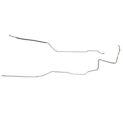 1970-72 Buick Skylark Hardtop Fuel Line Kit 1/4 Inch Fuel Return Line -AGL7023SS - Pre-Bent Fuel Lines Car Part People