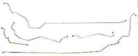 99-05 Buick Century Intermediate Brake Line Kit Stainless Steel - Intermediate Lines Car Part People