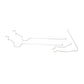 Chevrolet Monte Carlo 2000-2007 Front to Rear Brake Lines Stainless AIN0006SS-CP