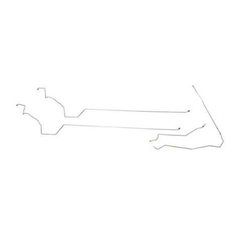 Chevrolet Monte Carlo 2000-2007 Front to Rear Brake Lines Stainless AIN0006SS-CP
