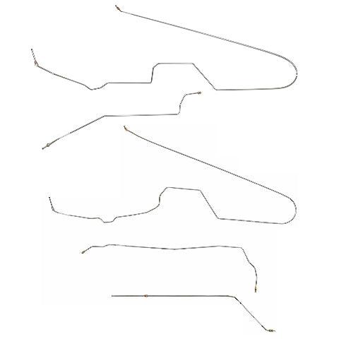 2000-2005 Chevrolet Monte Carlo Intermediate Brake Line Kit No ABS Stainless AIN0009SS