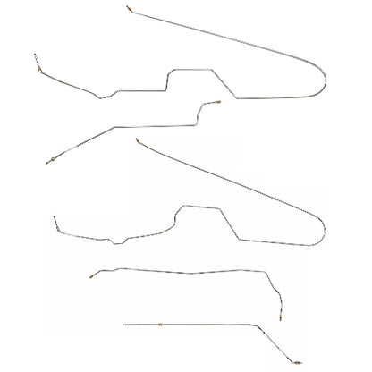 2000-2005 Chevrolet Monte Carlo Intermediate Brake Line Kit No ABS Stainless AIN0009SS