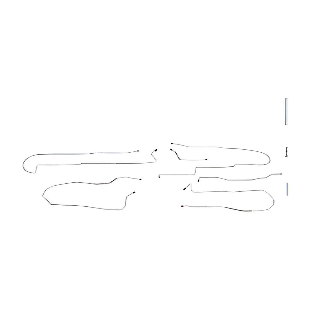For Oldsmobile Aurora 01-03 Intermediate BrakeLine AWABS DiscBrake-AIN0103OM-CPP - Intermediate Lines Car Part People
