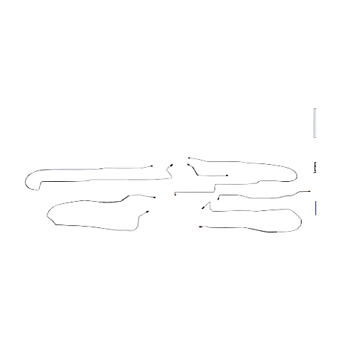 Oldsmobile Aurora 01-03 Front to Rear Brake Lines AWABS 4W Disc Brakes Steel AIN0103OM-CP