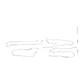 Oldsmobile Aurora 01-03 Front to Rear Brake Lines AWABS 4W Disc Brakes Stainless AIN0103SS-CP