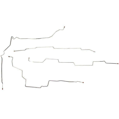02-05 Buick Rendezvous AWD, AWABS Intermediate Brake Line Kit Stainless Steel AIN0203SS - Intermediate Lines Car Part People