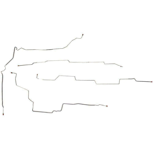 02-05 Buick Rendezvous AWD, AWABS Intermediate Brake Line Kit Stainless Steel AIN0203SS - Intermediate Lines Car Part People