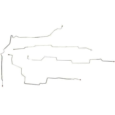 2002-05 Buick Rendezvous AWD, AWABS Intermediate Brake Line Kit Stainless AIN0203SS