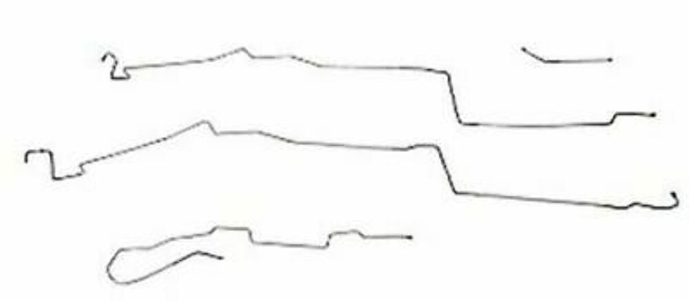 Intermediate Brake Line Kit for 1992-95 Buick LeSabre AWABS No Traction Control AIN9203OM - Intermediate Lines Car Part People