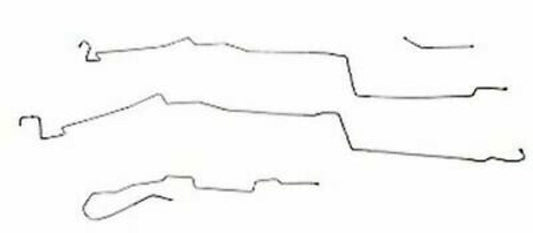 Intermediate Brake Line Kit for 1992-95 Buick LeSabre AWABS No Traction Control AIN9203OM - Intermediate Lines Car Part People