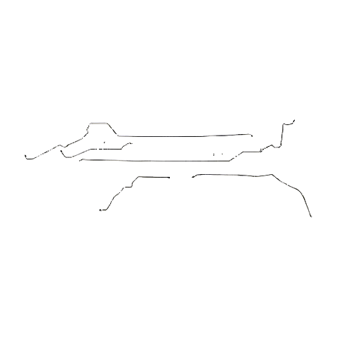 97-98 Buick Regal Intermediate Brake Line Kit AWABS Stainless Steel