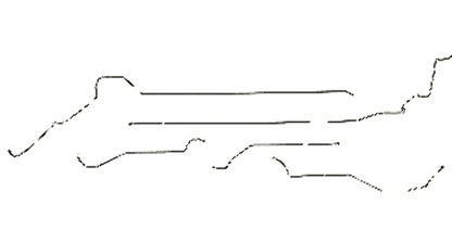 For Pontiac Grand Prix 1998-2003 Intermediate Brake Line 3.8 AWABS-AIN9712OM-CPP - Intermediate Lines Car Part People