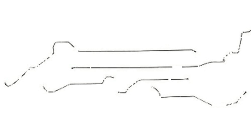 For Pontiac Grand Prix 1998-2003 Intermediate Brake Line 3.8 AWABS-AIN9712SS-CPP - Intermediate Lines Car Part People