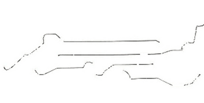 For Pontiac Grand Prix 1998-2003 Intermediate Brake Line 3.8 AWABS-AIN9712SS-CPP - Intermediate Lines Car Part People