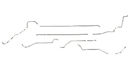 For Pontiac Grand Prix 1998-2003 Intermediate Brake Line 3.8 AWABS-AIN9712SS-CPP - Intermediate Lines Car Part People