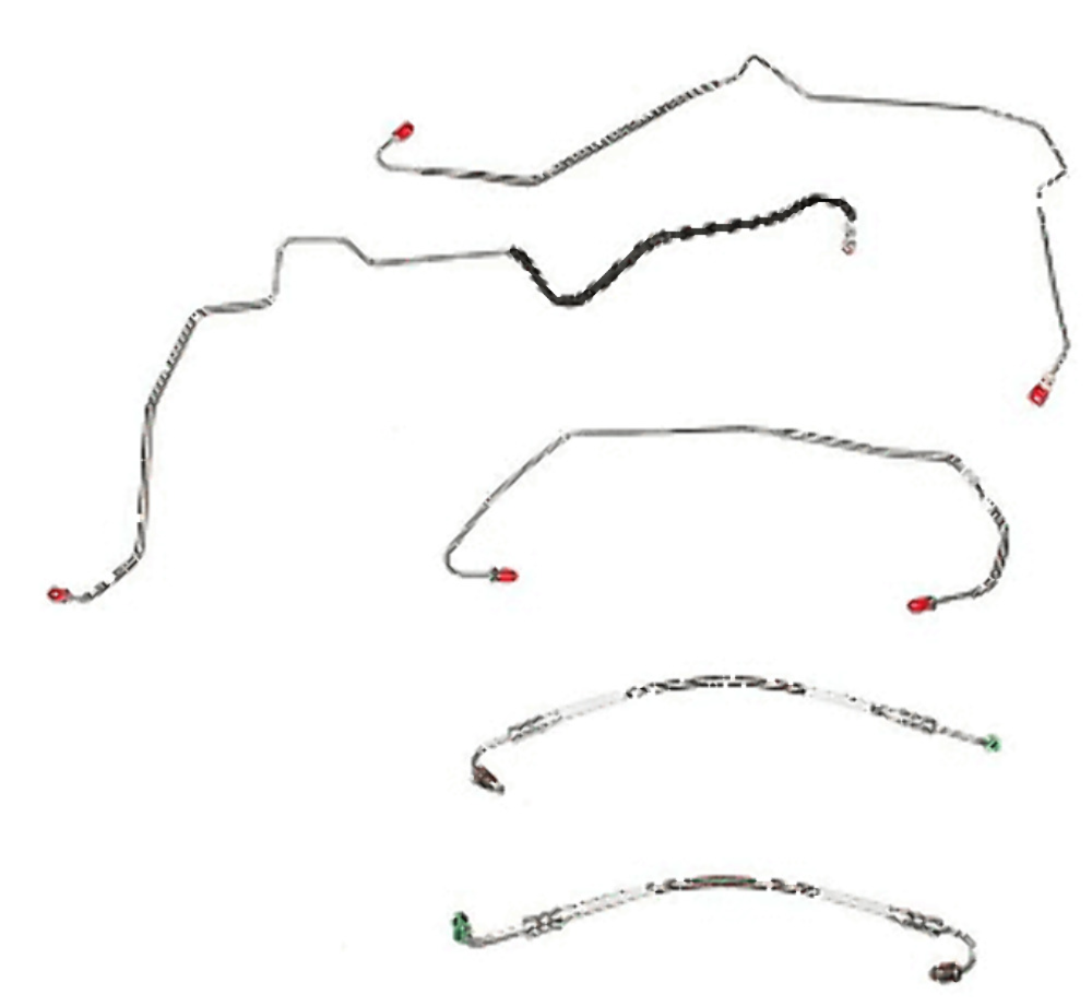 For Chevrolet Monte Carlo 2004-2005 Front Brake Line Kit w/ AWABS-AKT0002SS-CPP - Front Lines Car Part People