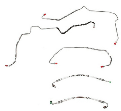 For Chevrolet Monte Carlo 2004-2005 Front Brake Line Kit w/ AWABS-AKT0002SS-CPP - Front Lines Car Part People