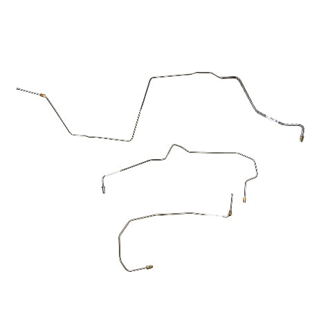 2000-2005 Chevrolet Monte Carlo Front Brake Line Kit No ABS Stainless AKT0003SS