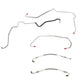 2000-2005 Chevrolet Monte Carlo Front Brake Line Kit No ABS Stainless AKT0003SS