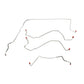 Front Brake Line Kit for 2000-2003 Buick LeSabre / Pontiac Bonneville and 2001-2003 Oldsmobile Aurora, All-Wheel ABS | Steel